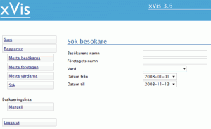 sök besökare